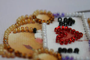 Magnets Bead Embroidery Kit Magnets Bead embroidery kit Happy Valentine's Day – 1