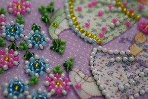 Postcards Bead Embroidery Kit Postcard Bead embroidery kit Happy Birthday – 2