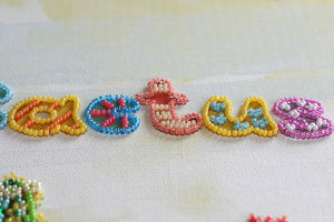 Bead Embroidery Kit Main Bead Embroidery Kit Cactuses