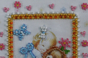 Postcards Bead Embroidery Kit Postcard Bead embroidery kit Beloved daughter