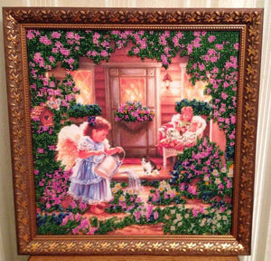 Bead Embroidery Kit Main Bead Embroidery Kit Angels