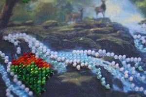 Bead Embroidery Kit Main Bead Embroidery Kit Mountain river