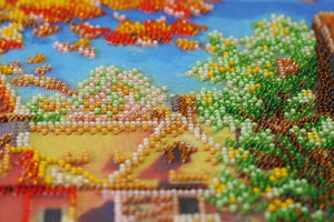 Bead Embroidery Kit Main Bead Embroidery Kit Beauty of autumn