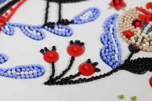 Bead Embroidery Kit Mid-sized bead embroidery kit Colorful wonder
