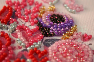 Pennant Bead Embroidery Kit Pennant-kit Bead Embroidery Nice small bunch