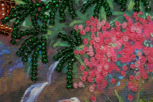 Bead Embroidery Kit Mini Bead embroidery kit In a brushwood