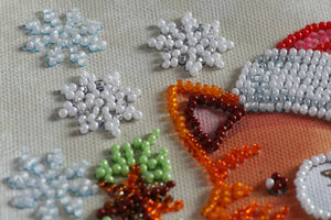 Bead Embroidery Kit Mini Bead embroidery kit Christmas cookies