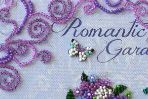 Bead Embroidery Kit Mid-sized bead embroidery kit Romantic garden