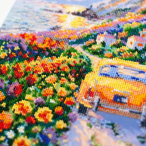 Bead Embroidery Kit Main Bead Embroidery Kit Twilight Over the Sea