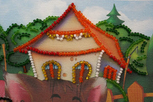 Bead Embroidery Kit Mini Bead embroidery kit Summer day