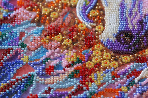 Bead Embroidery Kit Main Bead Embroidery Kit Messenger of happiness