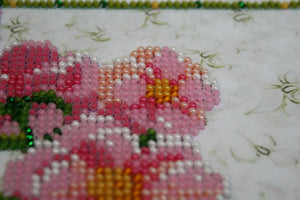 Bead Embroidery Kit Mini Bead embroidery kit Shabby chic