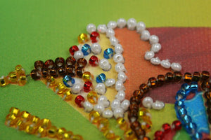Magnets Bead Embroidery Kit Magnets Bead embroidery kit Easter still-life – 4