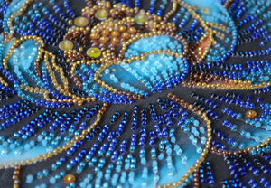 Bead Embroidery Kit Mid-sized bead embroidery kit Royal Bloom