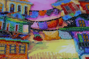 Bead Embroidery Kit Main Bead Embroidery Kit Under the colored skies