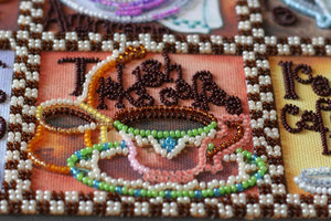 Bead Embroidery Kit Main Bead Embroidery Kit Coffee map