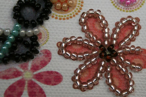 Magnets Bead Embroidery Kit Magnets Bead embroidery kit Bear and flowers