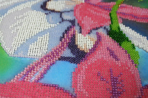 Bead Embroidery Kit Fuchsia – 1