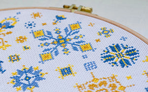 Cross Stitch Kit Cross-stitch kits Family sampler
