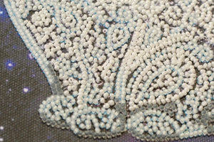 Bead Embroidery Kit Mid-sized bead embroidery kit Star cat
