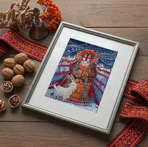 Cross Stitch Kit Cross-stitch kits Winter motanka doll (Ethnic themes)