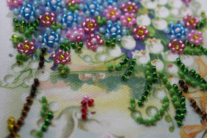 Postcards Bead Embroidery Kit Postcard Bead embroidery kit Happy Angel Day – 1