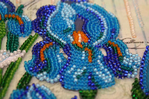 Bead Embroidery Kit Mini Bead embroidery kit Ultramarine