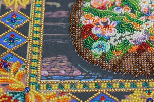 Bead Embroidery Kit Main Bead Embroidery Kit Fairy-tale about a cat