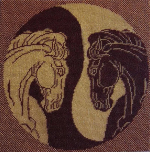 Bead Embroidery Kit Main Bead Embroidery Kit Yin and Yang
