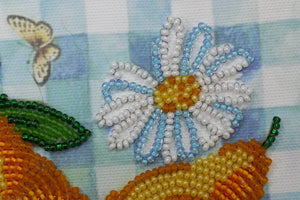 Bead Embroidery Kit Mini Bead embroidery kit The summer pears