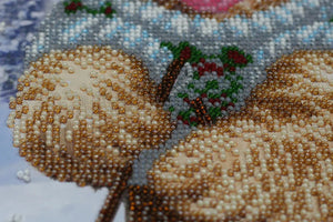 Bead Embroidery Kit Main Bead Embroidery Kit Winter fun