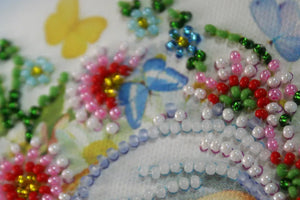 Postcards Bead Embroidery Kit Postcard Bead embroidery kit Baby boy – 1