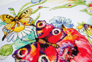 Cross Stitch Kit Cross-stitch kits Summer wreath