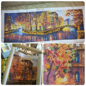 Bead Embroidery Kit Main Bead Embroidery Kit Gold reflections