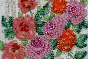 Postcards Bead Embroidery Kit Postcard Bead embroidery kit Miss you – 1