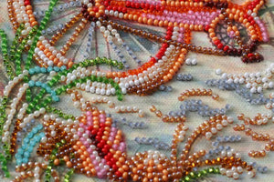 Bead Embroidery Kit Mid-sized bead embroidery kit At the age of the azure