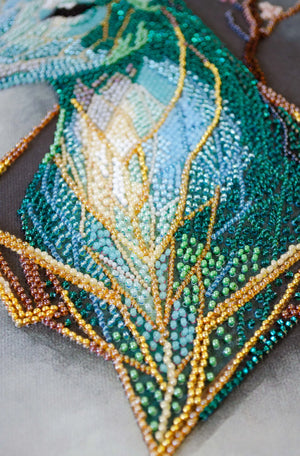 Bead Embroidery Kit Main Bead Embroidery Kit Forest Spirit