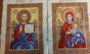 Bead Embroidery Kit Main Bead Embroidery Kit Wedding Icon – The Holy Mother of God