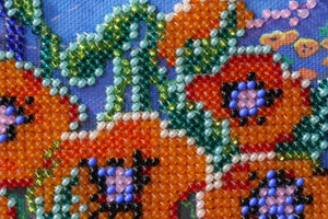 Bead Embroidery Kit Mini Bead embroidery kit Full moon