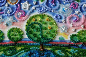 Bead Embroidery Kit Mid-sized bead embroidery kit Together forever