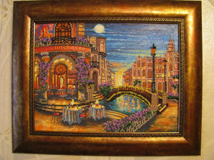Bead Embroidery Kit Main Bead Embroidery Kit Evening in Seville