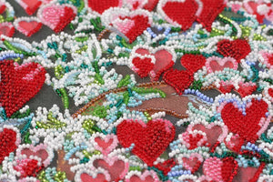 Bead Embroidery Kit Main Bead Embroidery Kit Tree of love