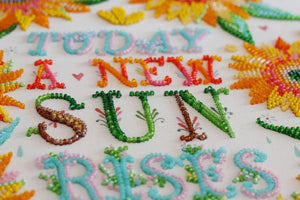 Bead Embroidery Kit Main Bead Embroidery Kit Little suns