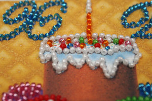 Magnets Bead Embroidery Kit Magnets Bead embroidery kit Easter still-life – 1