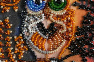 Bead Embroidery Kit Mini Bead embroidery kit Day and night