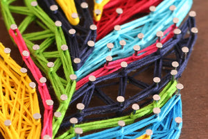 String Art Kit Creative Kit/String Art Multicolored feather