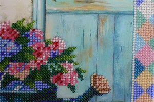 Bead Embroidery Kit Main bead embroidery kits Hydrangea meets