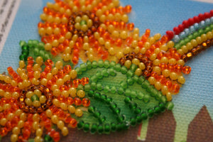Magnets Bead Embroidery Kit Magnets Bead embroidery kit Sunflowers and Rainbow