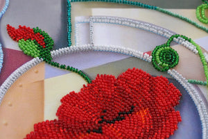 Bead Embroidery Kit Main Bead Embroidery Kit Morpheus Flowers
