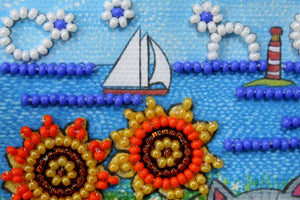 Magnets Bead Embroidery Kit Magnets Bead embroidery kit A holiday romance